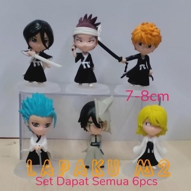 Baru Figure Anime Cartoon Bleach figure Set Of 6pcs lapaku72 Ayo Beli