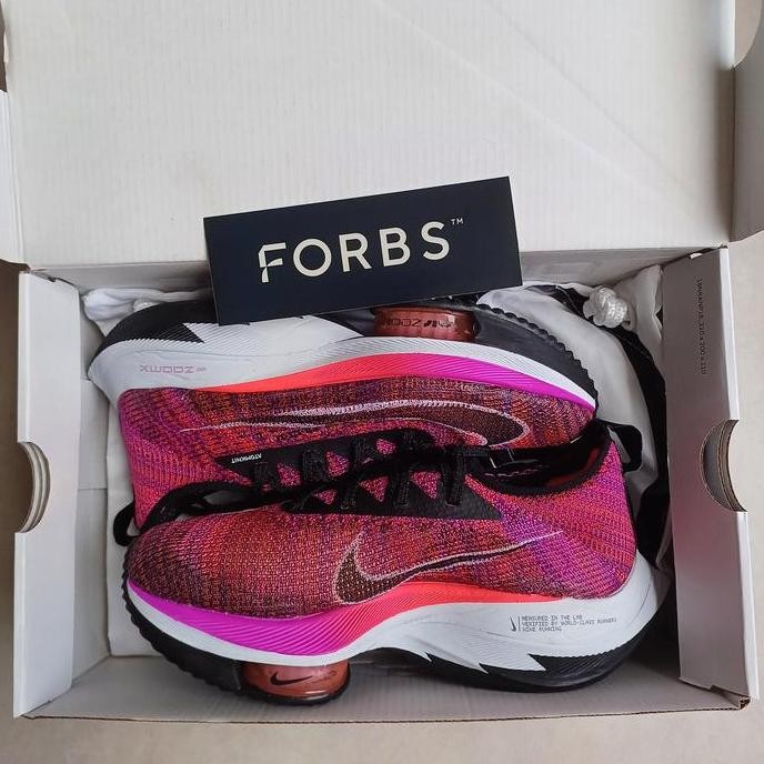 Nike Air Zoom Alphafly Next% Flyknit Hyper Violet || Purple Black New Stok
