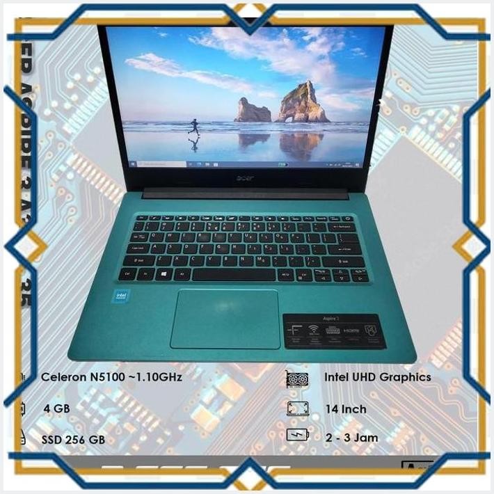 [ART] ACER ASPIRE 3 A314 - 35 - CELERON N5100 - RAM 4 GB - SSD 256 GB