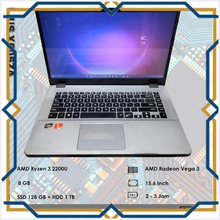 [ART] ASUS X505ZA - RYZEN 3 - RAM 8 GB - SUDAH SSD - RADEON VEGA 3