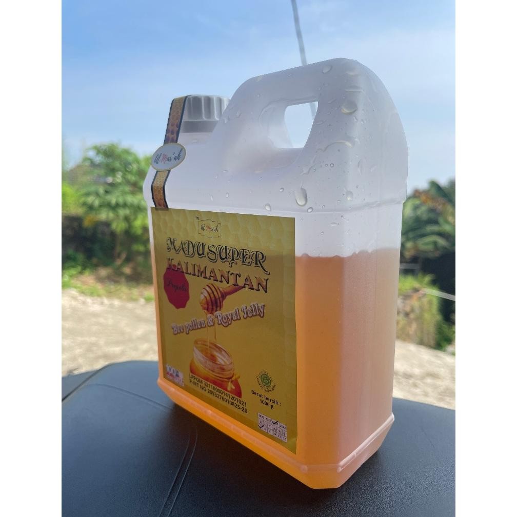 

jg-8 My56 Madu Super Kalimantan 1 kg Al-Mar'ah - Beepolen dan Royal Jelly Kualitas Terjamin Murah Hemat