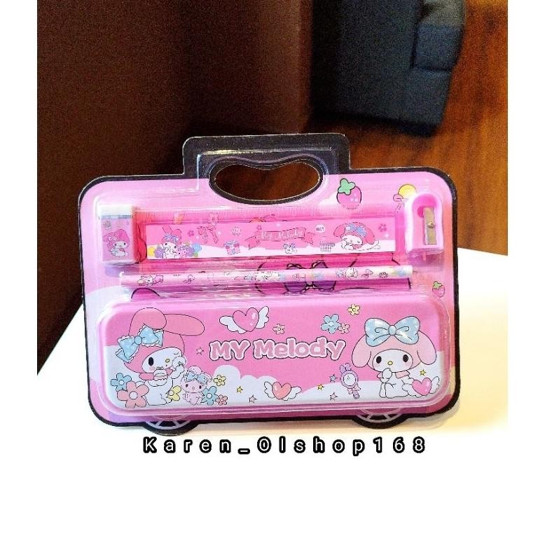 

Fgh-56 Paket Stationery Set/Paket Alat Tulis/Atk Set Kotak Pensil Sanrio Kuromi Melody Cinamoroll Fgh-56
