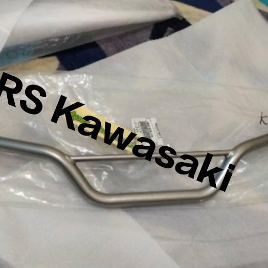 Setang Atau Stir Kemudi Klx 140 Original Silver Original Dan Terpercaya