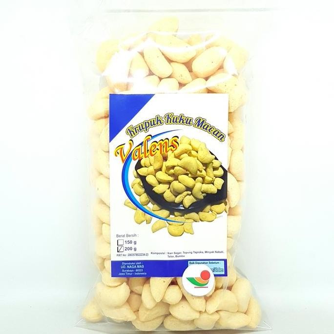

langsung order saja] VALENS KERUPUK KUKU MACAN 200gr | KRUPUK IKAN MATANG KEMPLANG AMPLANG