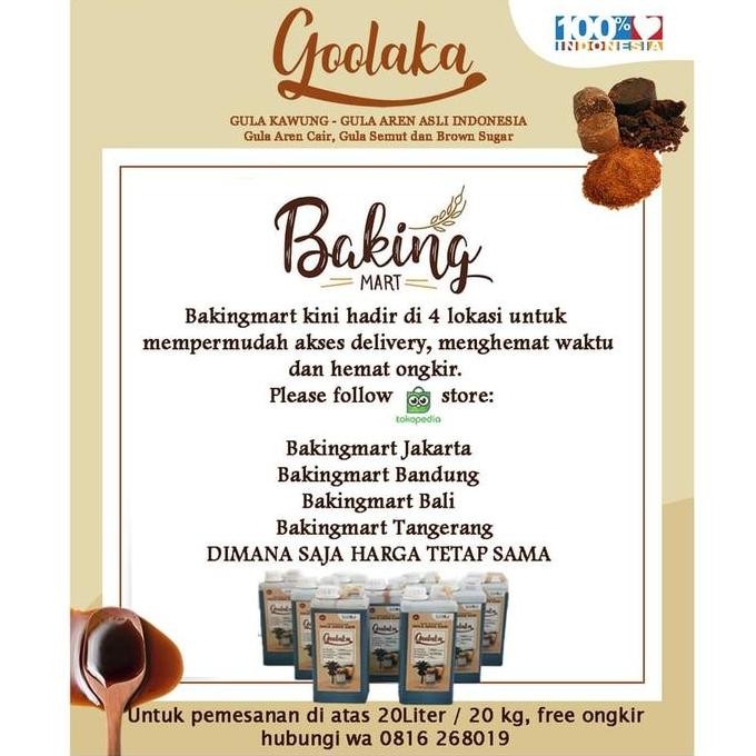 

JH8 Gula Semut Aren Murni / Goolaka / 1kg / lgsg pabrik / kualitas super