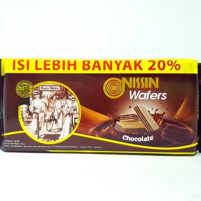 

%$%$%$%$] NISSIN WAFERS 145gr | WAFER CHOCOLATE COKLAT STROBERI VANILLA KACANG