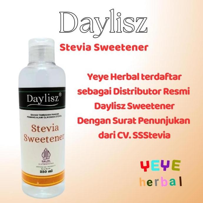 

JH8 Daylisz Stevia Sweetener 250 ml