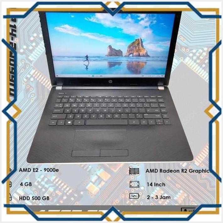 [ART] HP 14-BW099TU - AMD E2 - NORMAL SIAP PAKAI