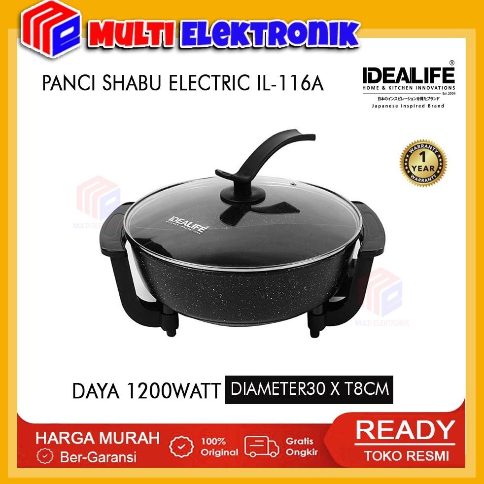 Idealife Electric Grill / Shabu - Panci Shabu Listrik Idealife IL-116A
