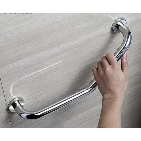 Grab Bar Siku Stainless / Pegangan Stainless L / Grab Bar Stainless
