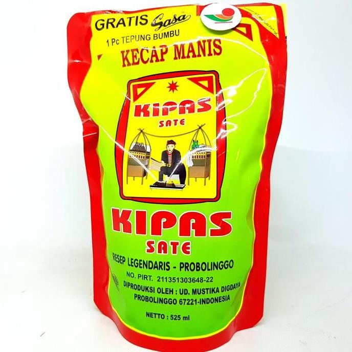 

$$$$] KIPAS SATE KECAP MANIS REFILL 525ml | CAP ORANG JUAL PROBOLINGGO ASLI