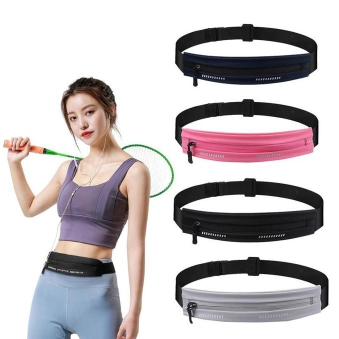 Waistbag Running Sport Waist Bag Tas Pinggang Lari Wanita Pria Tas Pinggang Jogging