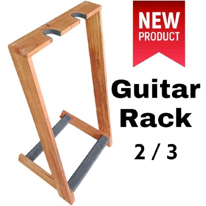 Rak Gitar Isi 2 /Rak Gitar Isi 3/Rak Gitar Kayu Isi 2/3