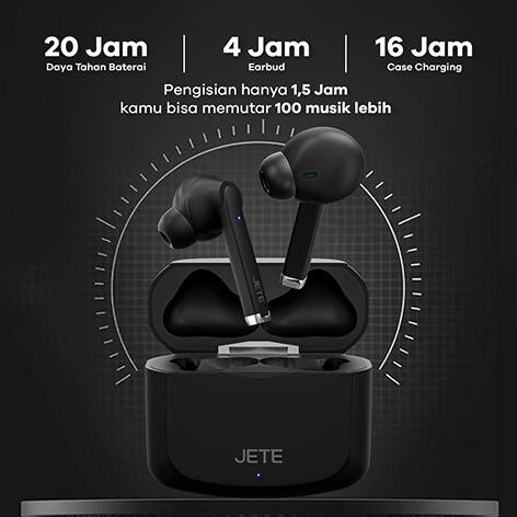 TWS Earbuds Headset Bluetooth JETE T11 - Garansi 2 Tahun