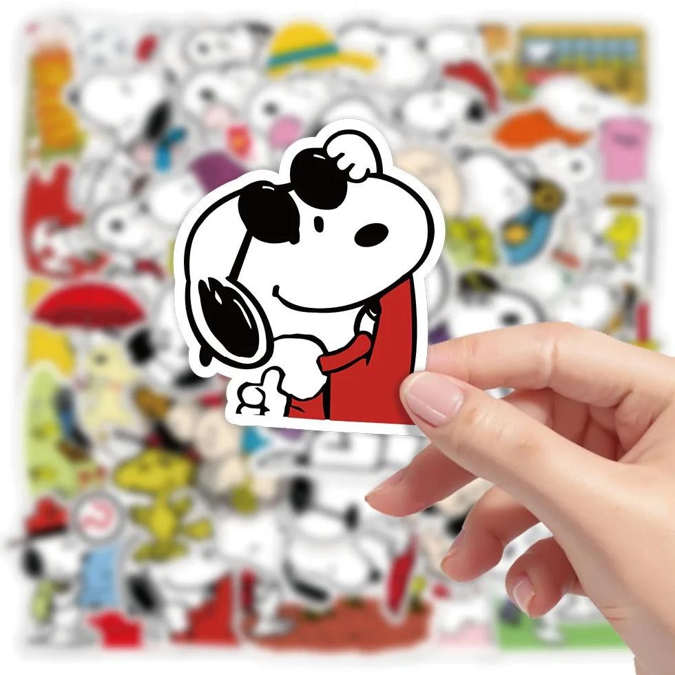 

Miniso 10/30/50Pcs Cartoon Snoopy Cute Stickers For Refrigerators, Phone Cases, Laptops, Suitcases, And Children'S Toys