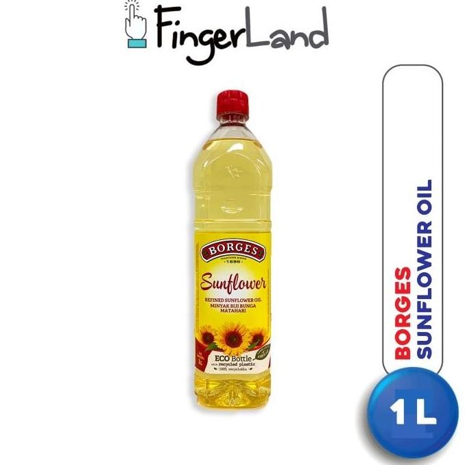 

JH8 BORGES Sunflower Oil 1 Liter Minyak Bunga Matahari