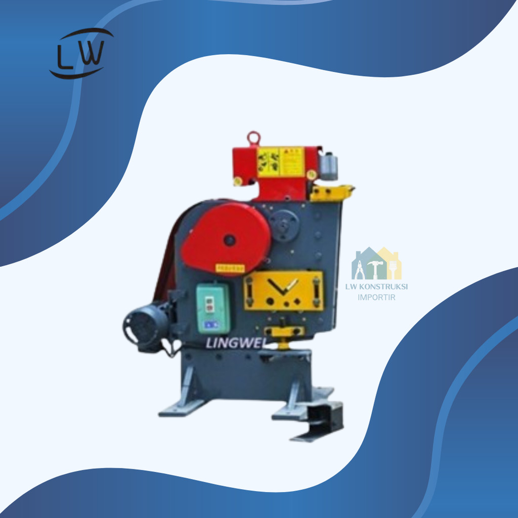 MESIN POTONG BESI HYDOLIC MULTIFUNGSI PUNCHING SHEARING IRONWORKER 10B