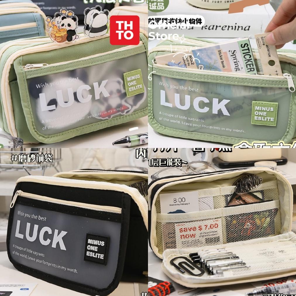 

Yt- Thto Tas Tempat Pensil Case Pouch Anak Sekolah Frost Transparan Kapasitas Besar A151 Yt-