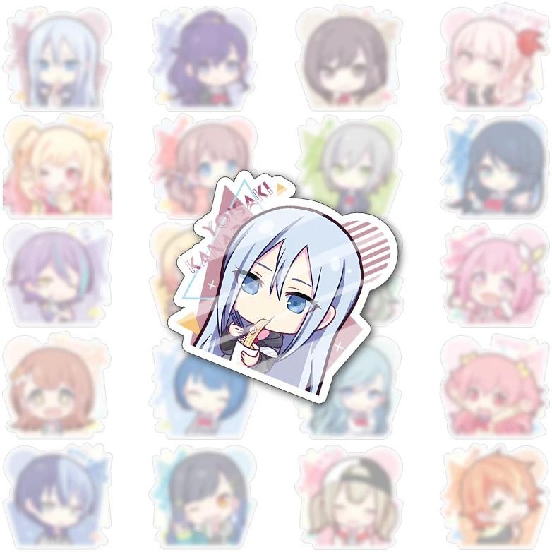 

Anime Cute Pjsk Project Sekai Colorful Stage Characters Stickers For Diy Diary Laptop Luggage Skateboard Diary Decals Fun Toy
