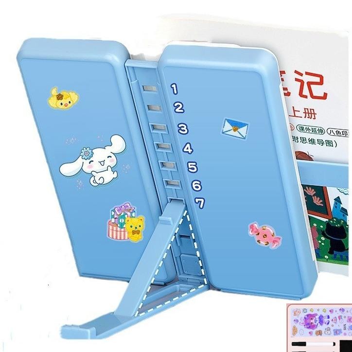 

Re-65 Loooopy Papan Kotak Pensil Lipat / Tempat Pensil Multifungsi Dengan Papan Tulis Dan Tatakan Buku / Smart Pencil Case Re-65