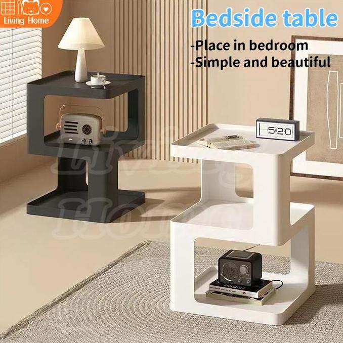 LivingHome Meja Kecil Kamar Meja Samping Sofa Kreatif Gaya Nordik Meja Kopi Meja Samping Minimalis ,