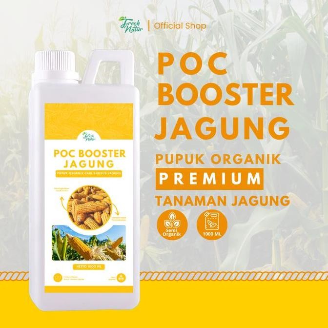 [COD] POC BOOSTER JAGUNG 1 LITER - Pupuk Organik Cair dan ZPT Khusus Tanaman Jagung - Mempercepat Pe
