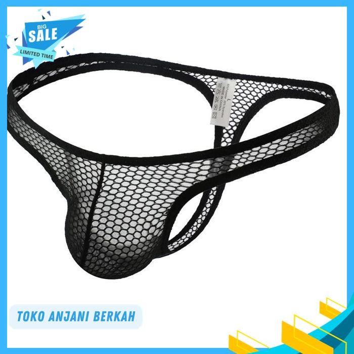 THONG JALA JARING CELANA DALAM SEKSI PRIA MEN SEXY UNDERWEAR D / THONG JALA JARING CELANA DALAM SEKS
