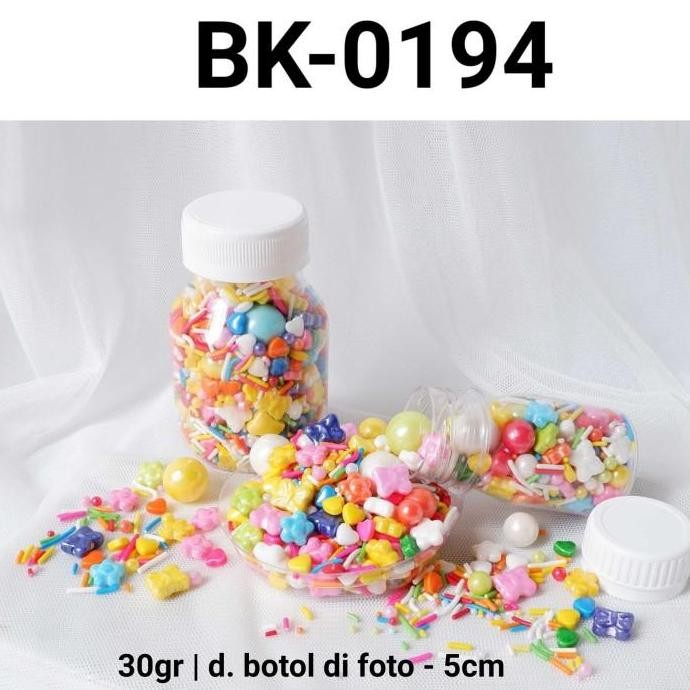 

(Expert) BK-0194 Sprinkles sprinkle sprinkel 30gr 30 gram mix warna warni
