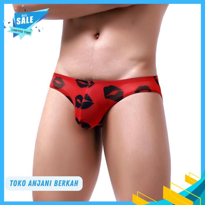 TRANSPARENT MEN BRIEF PRIA CELANA DALAM TRANSPARAN PRIA RED XKR / TRANSPARENT MEN BRIEF PRIA CELANA 