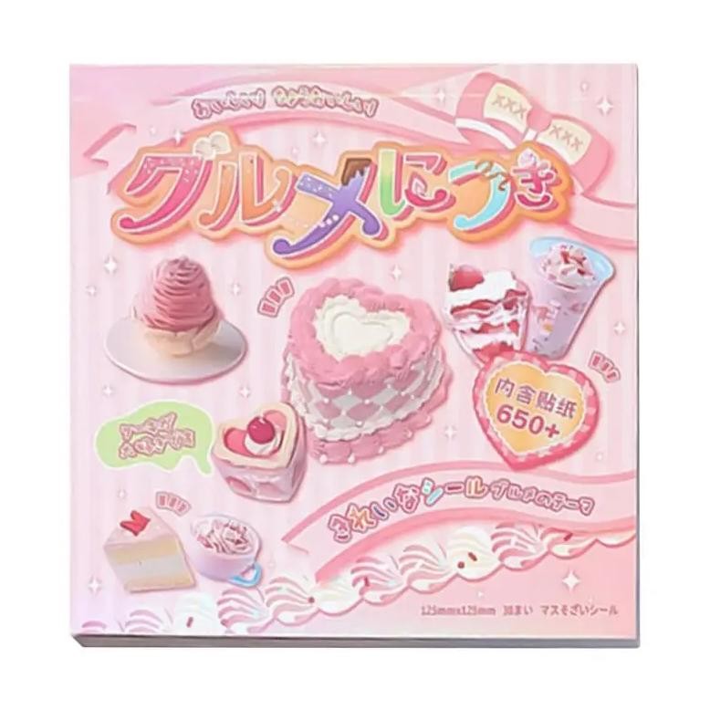 

30 Sheets Ins Retro Cute Dessert Cake Decorative Stickers Book Scrapbooking Phone Case Diy Journal Collage Material Stickers