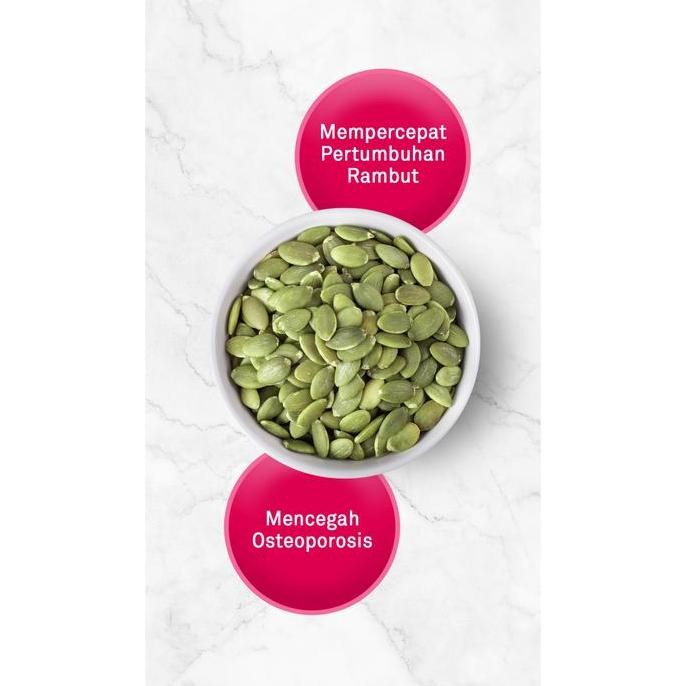 

JH8 Pumpkin Seed Raw / Biji Labu Mentah 1KG - Natural & Premium