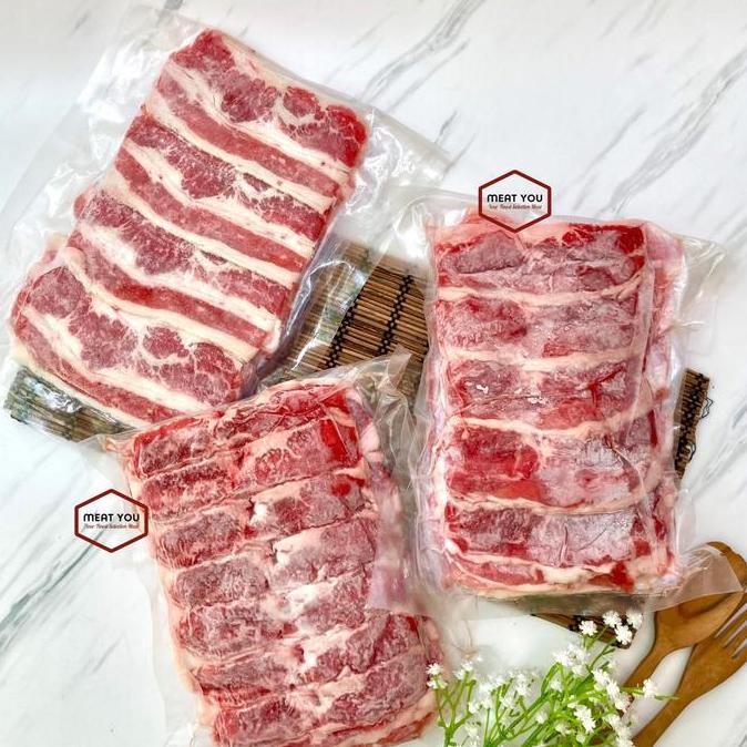 

JH8 USA Premium Shortplate Beef / Daging Yoshi**ya Beef