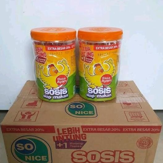 

JH8 Paket isi 2 Sosis So Nice Rasa Ayam/Sapi 25pcs Termurah - Food, Makanan