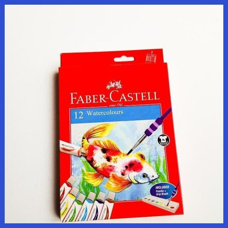 

( SEKOLAH / LUKIS ) COD FABER CASTELL WATERCOLOR SET TUBE 12-10-04-N | CAT AIR SET (SENI / MENGGAMBAR / ART / KERAJINAN ) PRIVASI AMAN