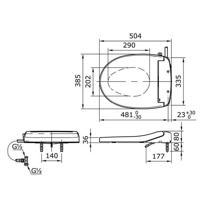 Toto Tcw07S Tutup Kloset Ecowasher Closet Toto Tcw 07 S