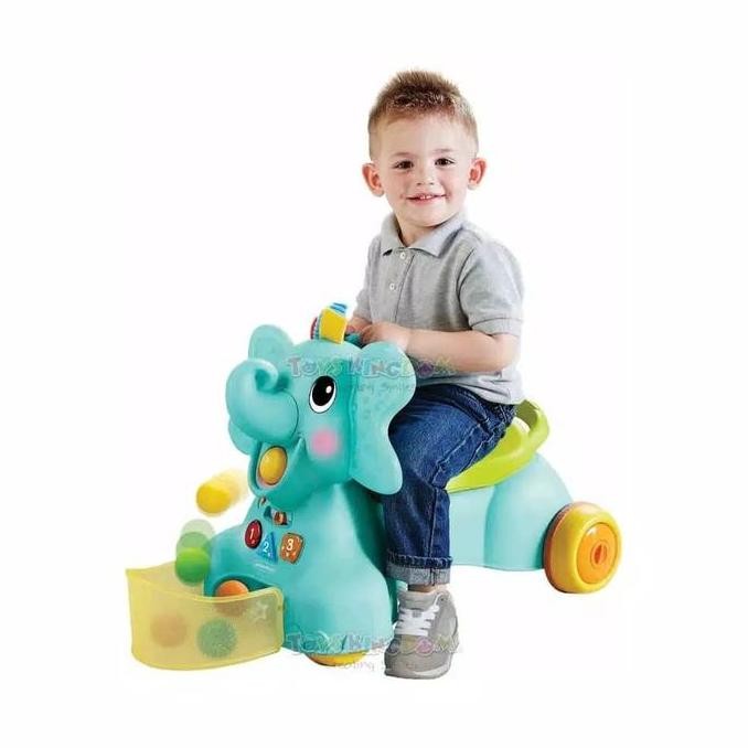 Mainan Edukasi Push Walker 3In1 Sit Walk Ride Murah