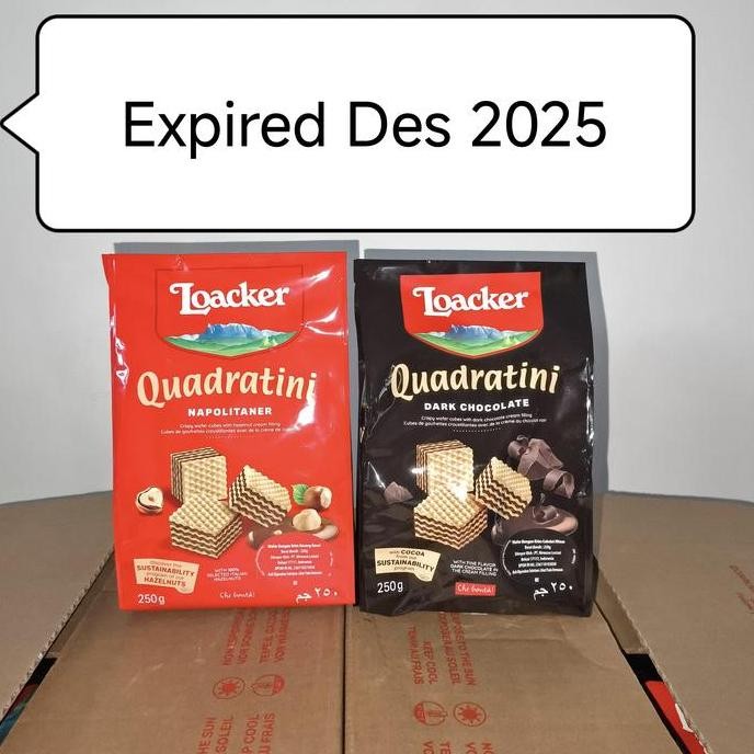 

Loacker Quadratini 250gram