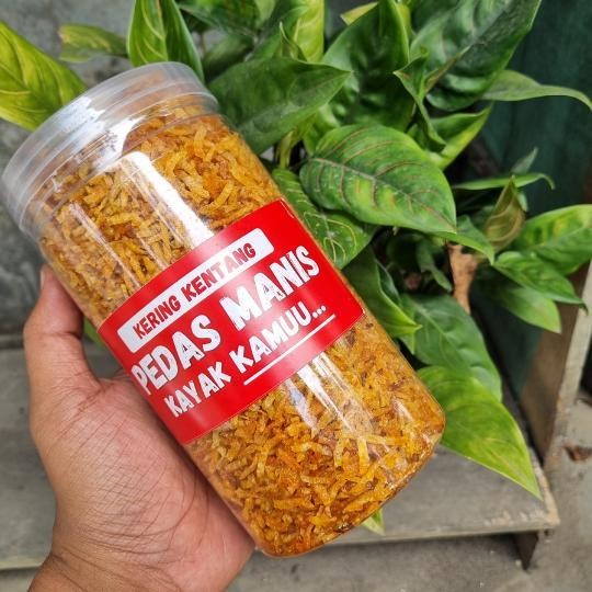 

Diidapur Jar 330Gr - Kering Kentang Mustofa Pedas Daun Jeruk Original Kemasan Toples