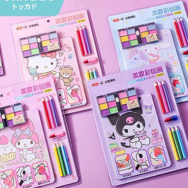 

Tokkado Sanrio Colng Book Set Buku Mewarnai Anak Kreatif Lucu