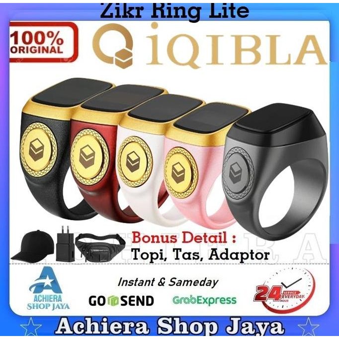 TERBARU IQIBLA Zikr Ring Lite Smart Ring Tasbeh Digital Zikir Ring Lite