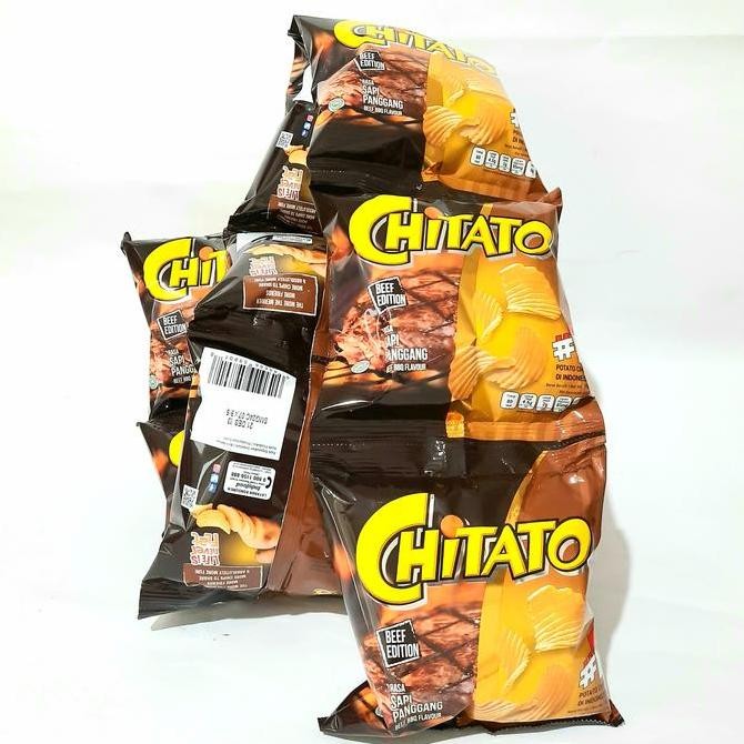 

Keripik Kentang Chitato 15 gram ( 1 renteng isi 10 pcs )