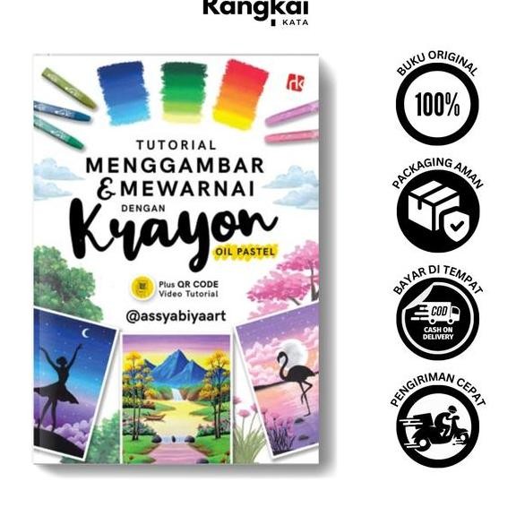 

Buku Tutal Menggambar Mewarnai Dengan Krayon Oil Pastel Assyabiyaart Ruangkata Books