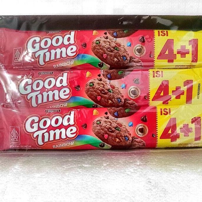 

Goodtime Choc/Rainbow / Vanila isi 12pc Biskuit Cookies
