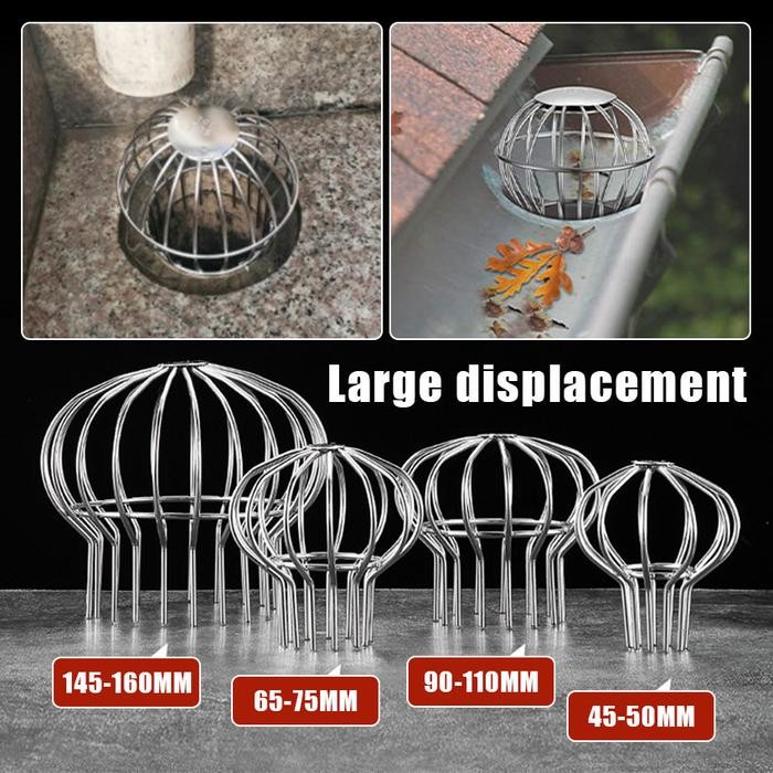 ROOF DRAIN/ROOF DRAIN CROME STAINLESS/STRAINER ROOF DRAIN SARINGAN DAK ATAP TALANG AIR FILTER