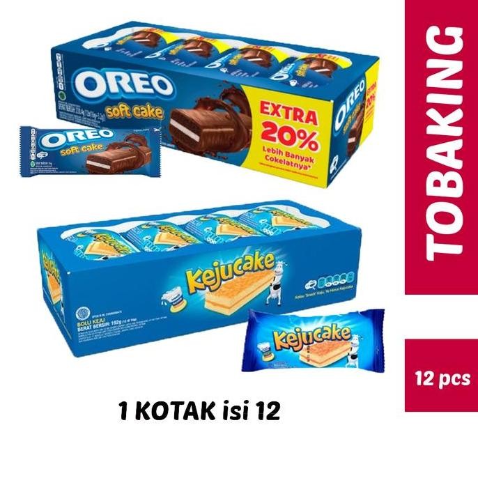 

Oreo Soft Cake / Keju Cake isi 12 Bolu Softcake Kejucake
