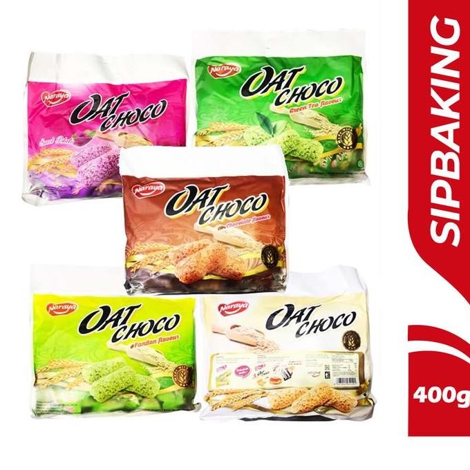 

Naraya Oat Choco Vanilla Pandan Green Tea Sweet Potato Strawberry 400gr