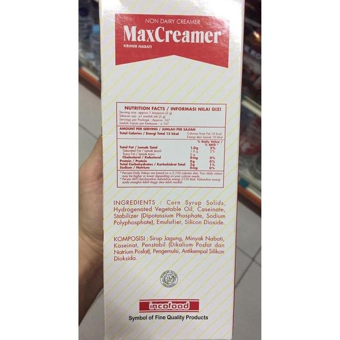 

Max Creamer 500g Krimer Nabati Bubuk