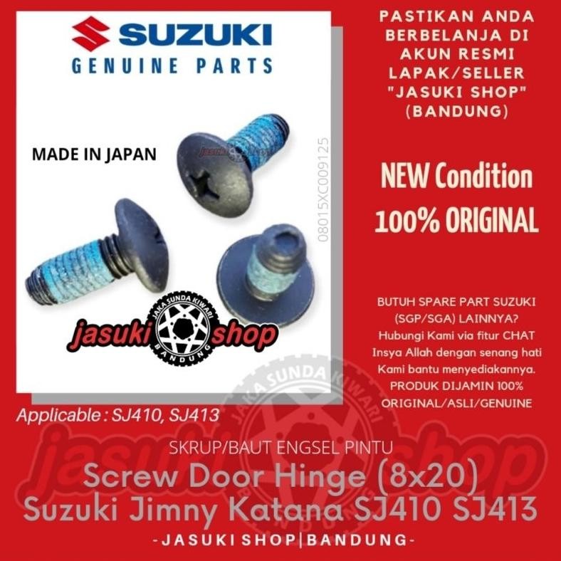 Door Hinge Screw Baut Baud Skrup Engsel Pintu Suzuki Jimny Katana Sierra Caribian Samurai SJ410 SJ41