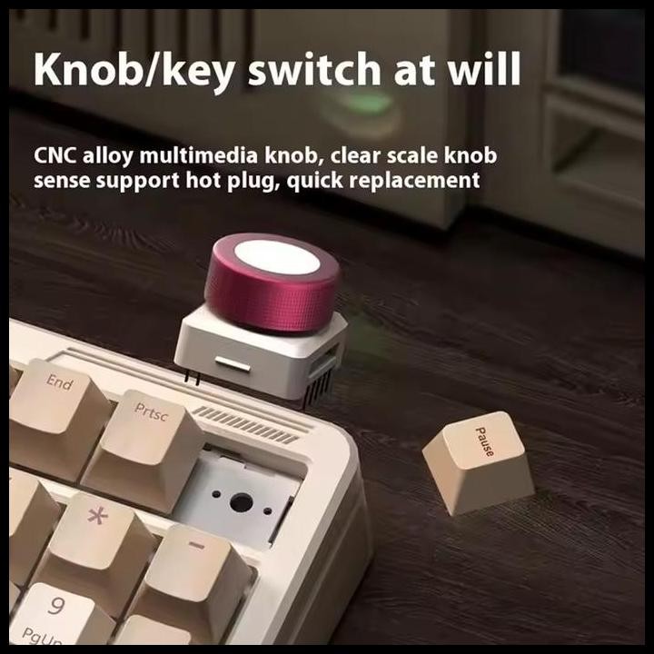 Terlaris ILovBee B98 Tri Mode RGB Wireless Full Layout Mechanical Keyboard Best Seller