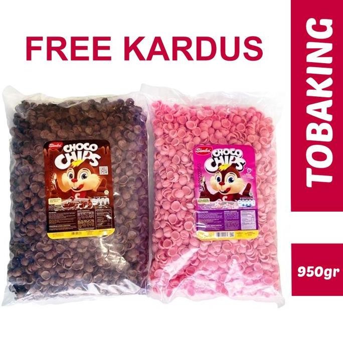 

SIMBA Choco Chips 1kg Choco Crunch Koko Krunch Cokelat Strawberry